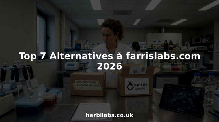 Un chercheur examine et compare différentes boîtes de fournitures dans le laboratoire afin de choisir le matériel le plus adapté à ses expériences.