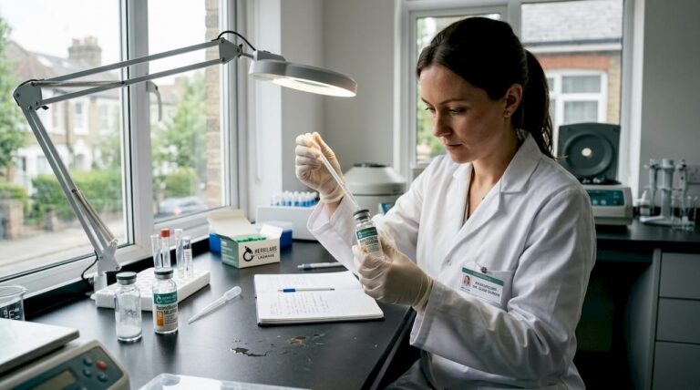 Spécialiste en biochimie, je consacre mes recherches à la synthèse et à l’analyse des peptides en laboratoire.