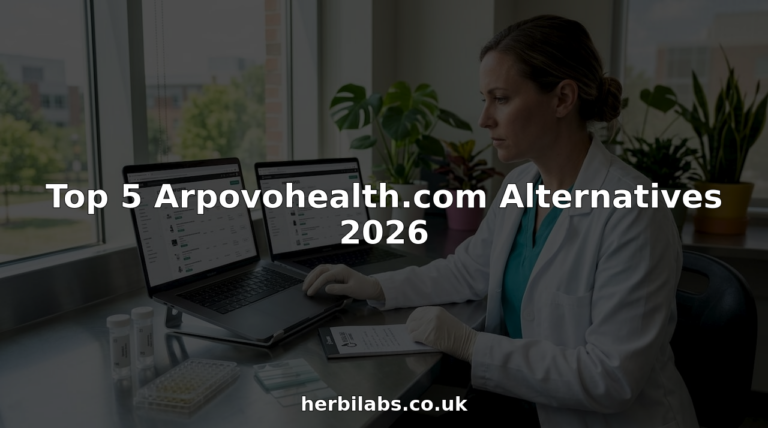 Lab technician reviewing medical supply options online